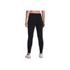 Under Armour Logo Print Elastic Waistband Sports Pants Women Bottoms Black 1373064-001