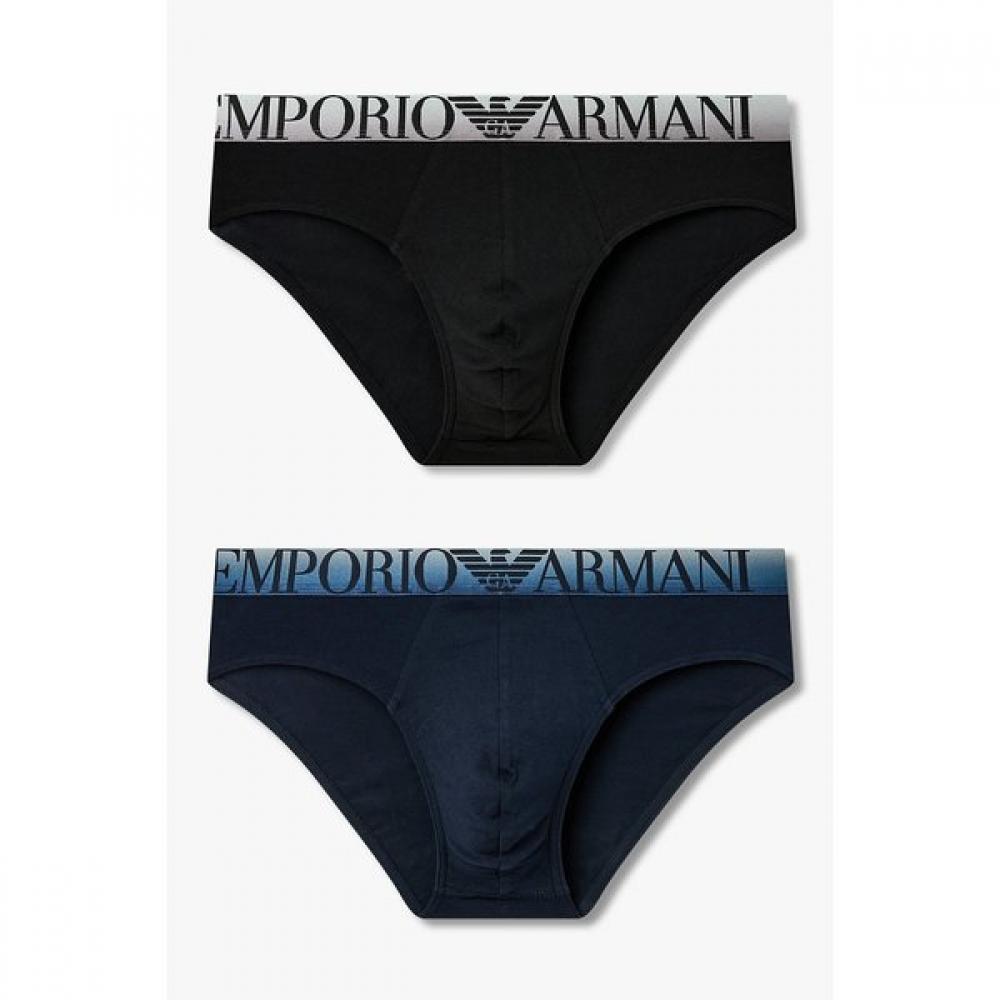 

Emporio Armani Men S Brief 2 Piece Set With Gradient Big Logo 0816111014 0816111 S(95)
