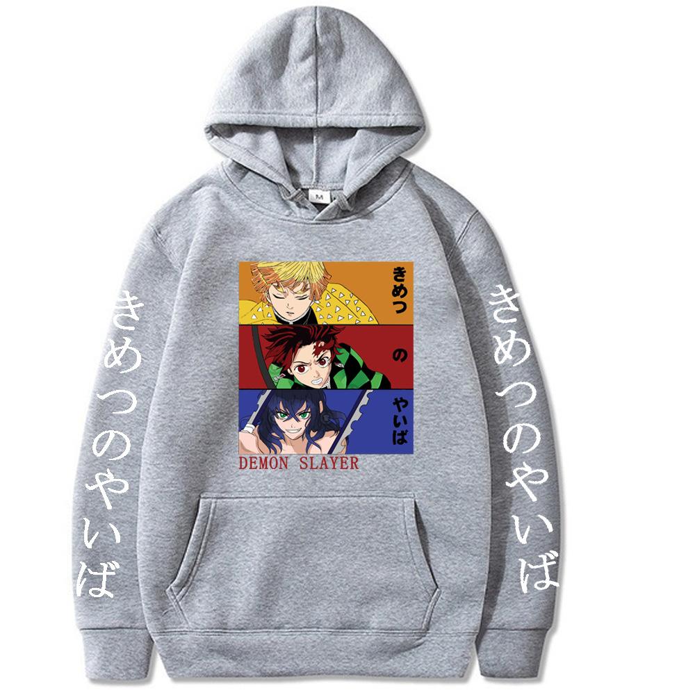 Popular Japanese Anime Autunm Printed Men's Hoodie Brand Hoody Y2K Clothes Vintage Fashion Unisex Long Sleeve