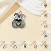 Handmade Shell Owl Pendant Necklace With Unique Design For Style Accessories