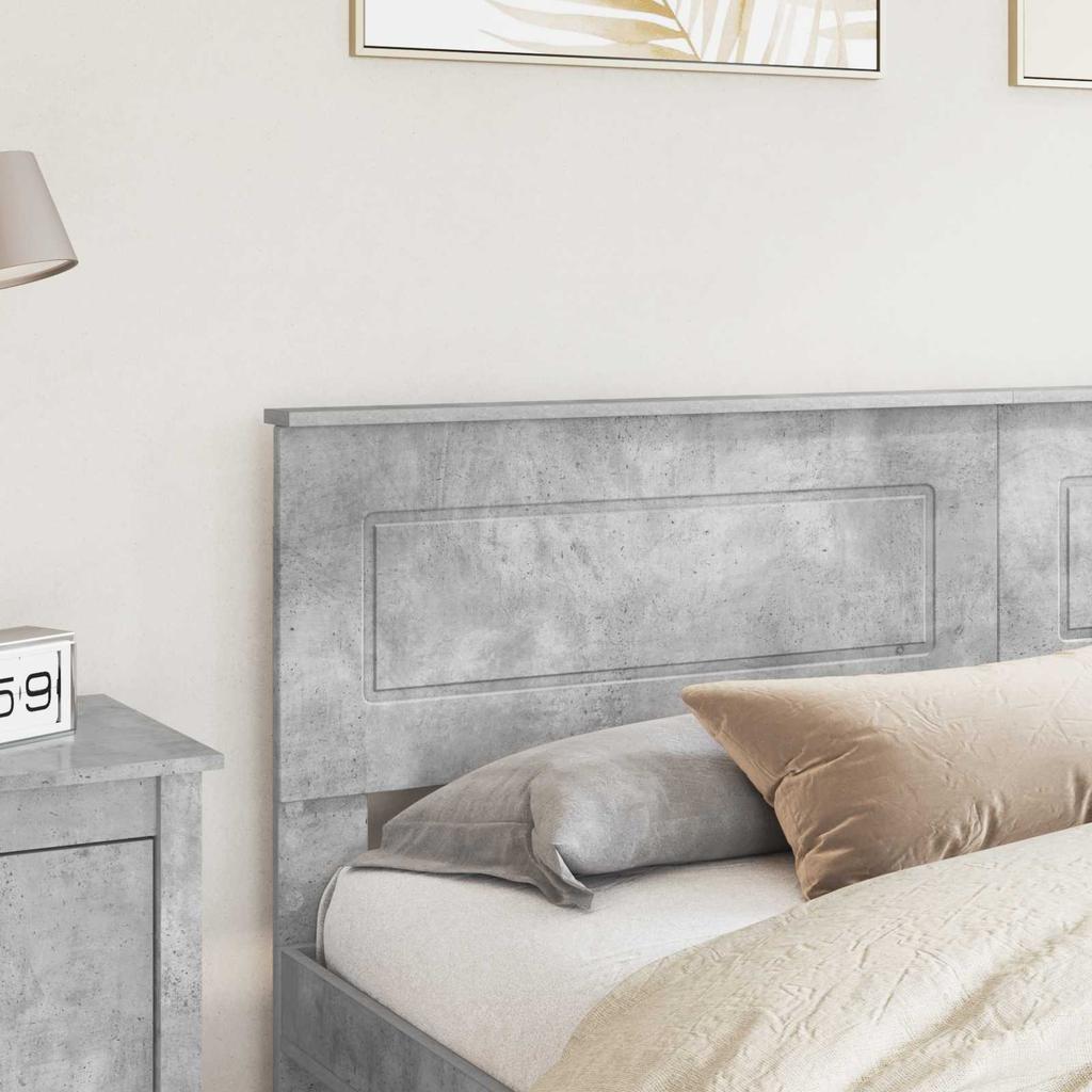 Headboard Concrete Grey Particleboard