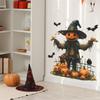 Halloween Pumpkin Scarecrow  Bedroom Living Room Home Decoration Wall Stickers