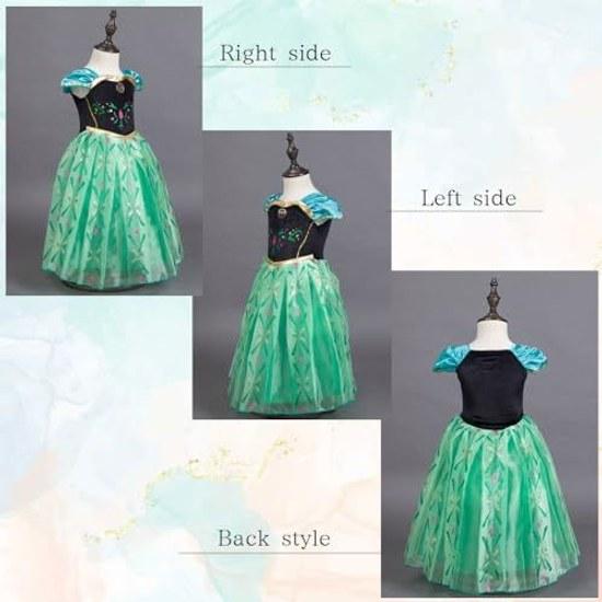 B-TOPAZ Kids Princess Dress Costume Role Play Girls Children One-Piece Luxurious Set Birthday Presentation