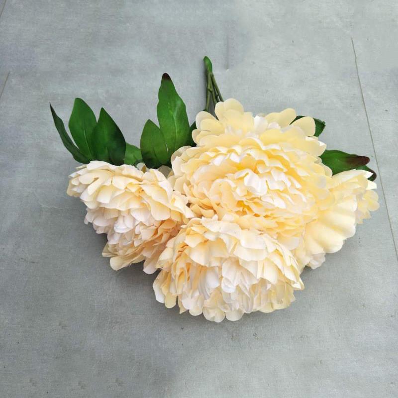 Silk Peony Oversized Flowers With Artificial Blooms For Wedding Decorations