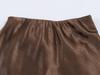 2026 European American Satin Lace Patchwork Slit Skirt