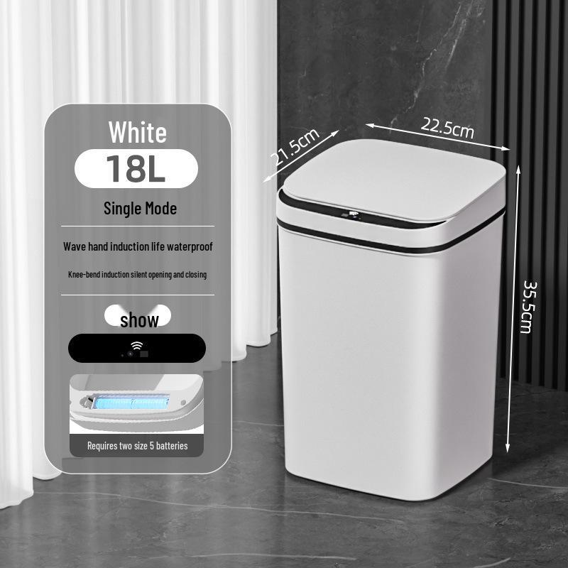 2026 Smart Large-Capacity Automatic Trash Can for Home, Living Room, and Bathroom