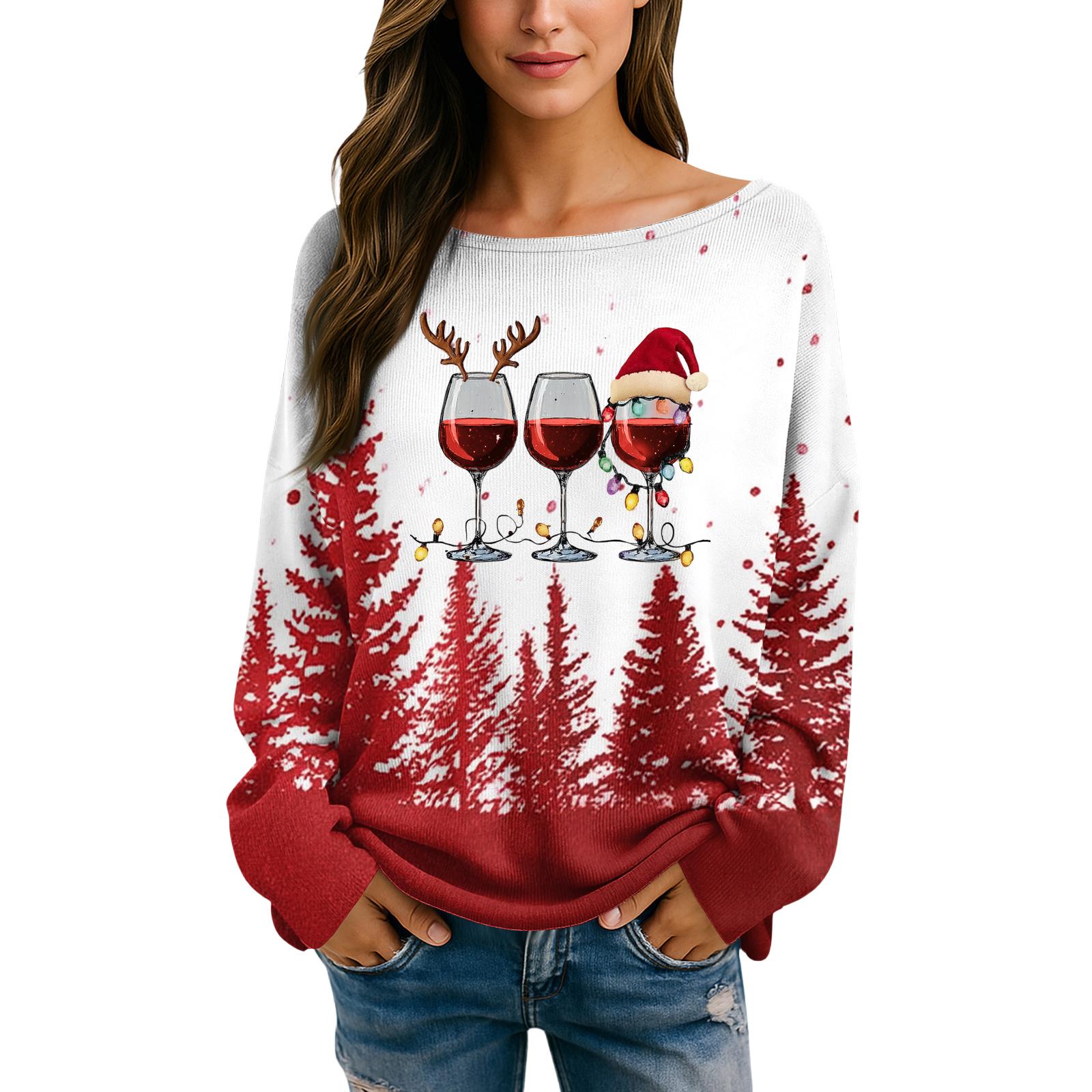 

Женские осенние свитера с длинным рукавом, топы с принтом, пуловеры, свободная нарядная повседневная базовая одежда XL