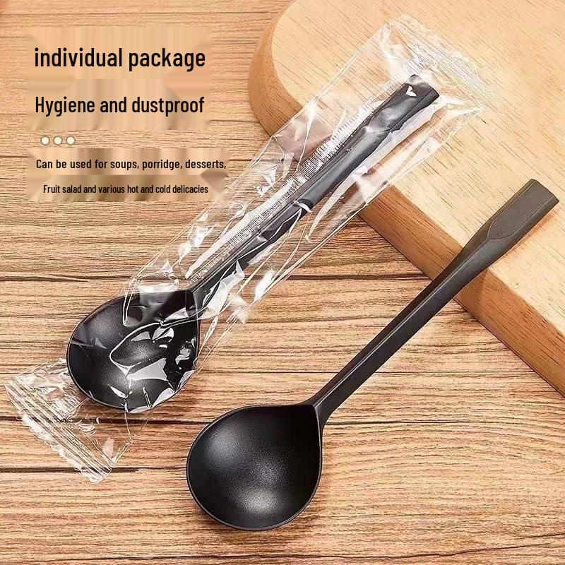 Individually Wrapped Disposable Plastic Spoons