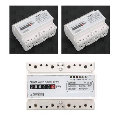 DTS1891 3 Phase 4 Wire 7P DINRail elektroměr Elektroměr Elektroměr KWh