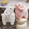 Creativ 25/35/45cm Animale Simulare Păpuși Oaie Alb Roz Jucării Amuzant Fete Băieți Desene Animate Confort Fetițe Cadouri de Ziua de Naștere