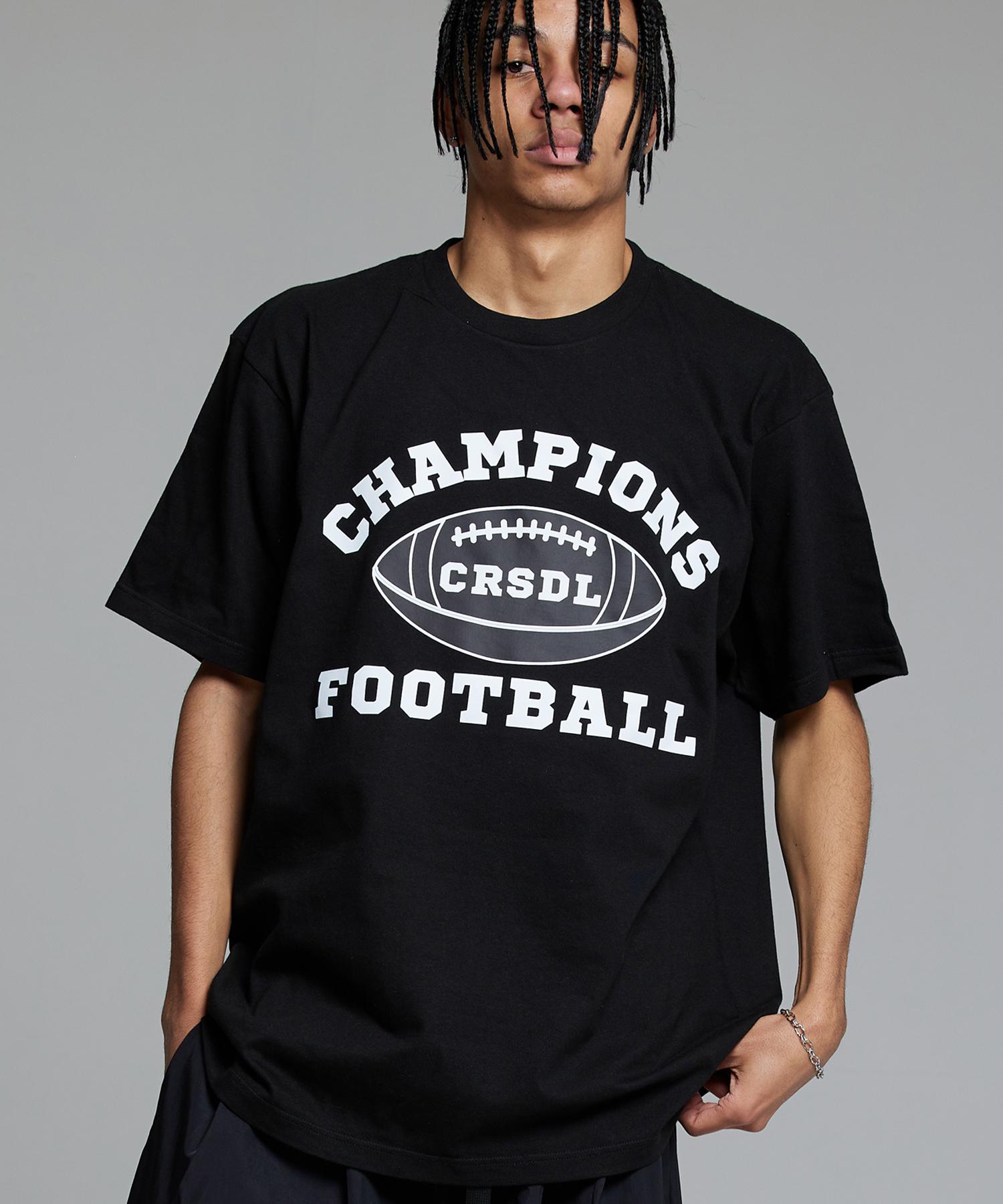 Cream Soda Lab 1984 Champion Football Short Sleeve Tee Black Xl