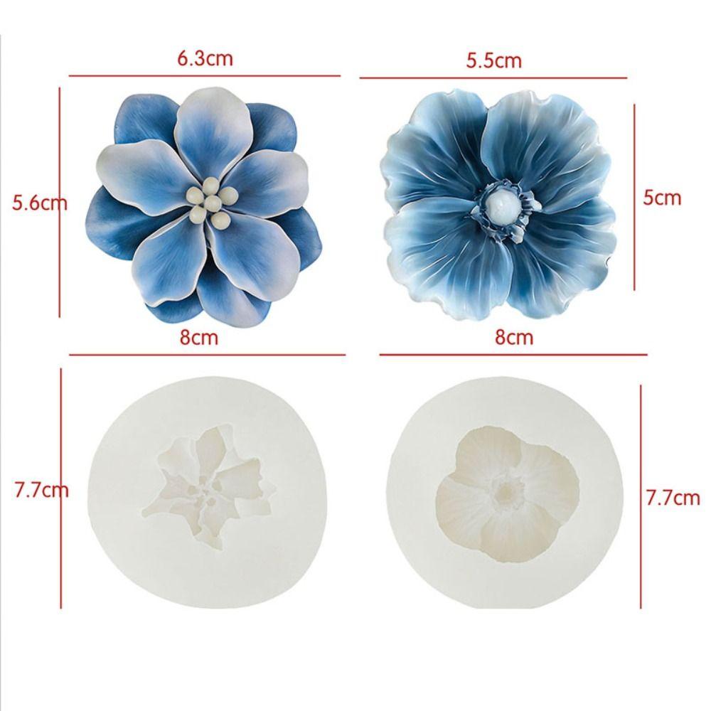 Silicone Aromatherapy Candle Mold 3D Baking Mold Creative Plaster Mold  Home Decor