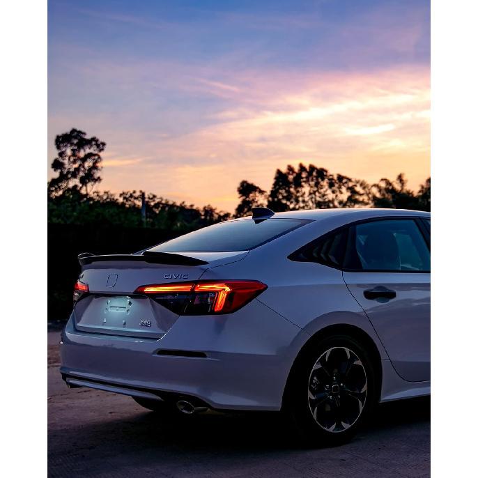 CKE For 11Th Gen Civic Sedan Compatible With Honda Civic 2026 2025 2024   Accessories Car Exterior Rear Side Window Louvers Air Vent Scoop Shades