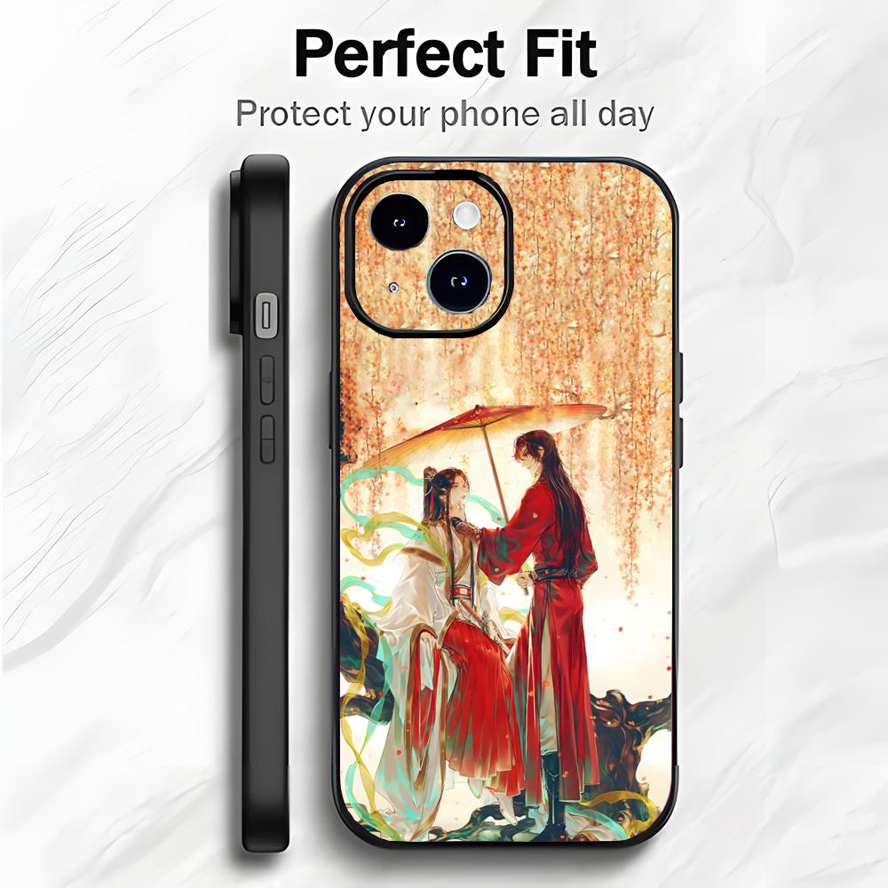 Fantasy Anime H-Heaven Officials Blessing Phone Case Phone Case Trend Soft Packaging Lightweight For iPhone17 16 15 14 ProMax