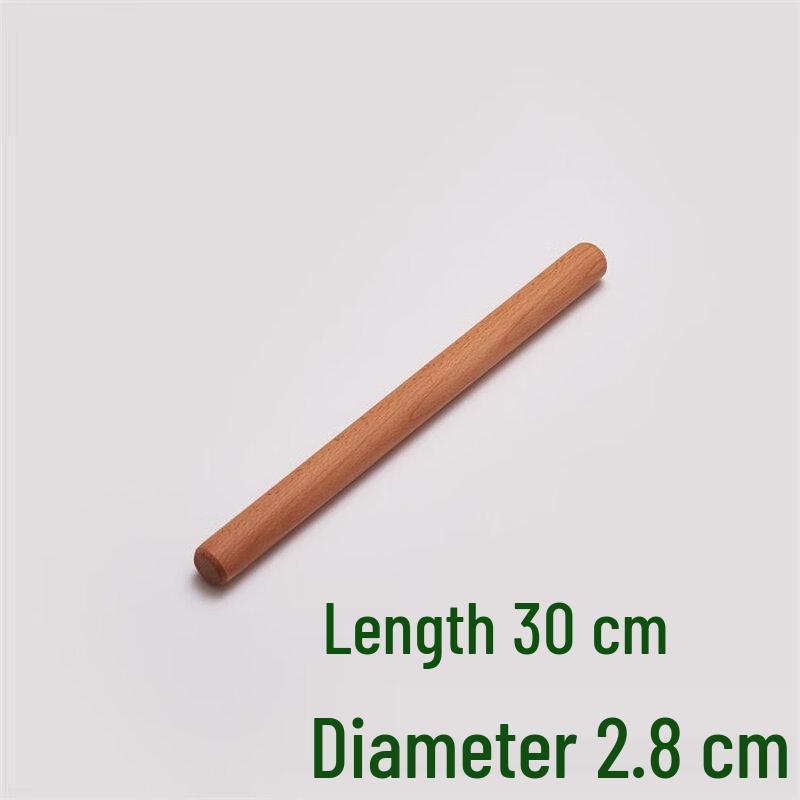 Ruhan Solid Beechwood Rolling Pin