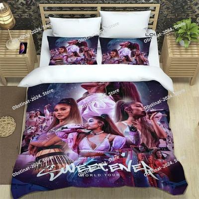 Singer Ariana Grande Bedding Sets Exquisite Bed Supplies Set Duvet Cover Bed Comforter Set Bedding Set Luxury Birthday Gift