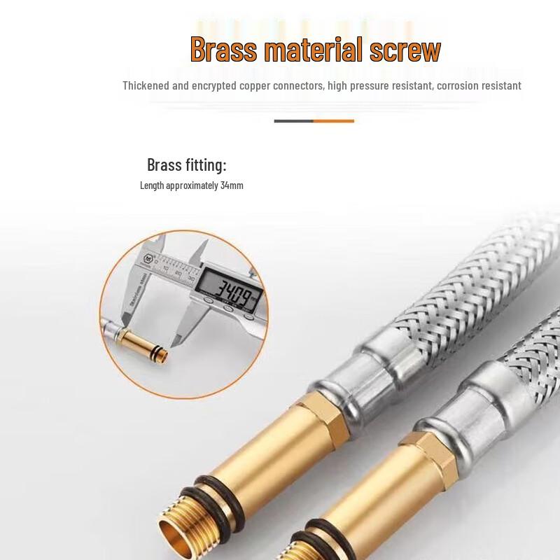 304 Stainless Steel Braided Faucet Inlet Hose