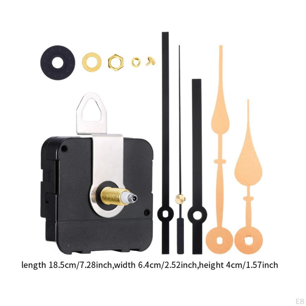 Clock Mechanism Set for Wall Clocks with Utility Parts