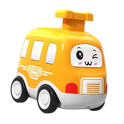 Baby Push and Go Car Toddlers Toy Car, Interactive Inertia Cartoon Wind Up for Party