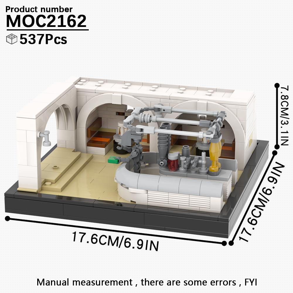 MOOXI Seria Wojen Kosmicznych Model Scenariuszowy MOC Klocki DIY Diorama Zabawki dla Dorosłych i Dzieci Zestaw Klocków Prezenty Montessori Dekoracja