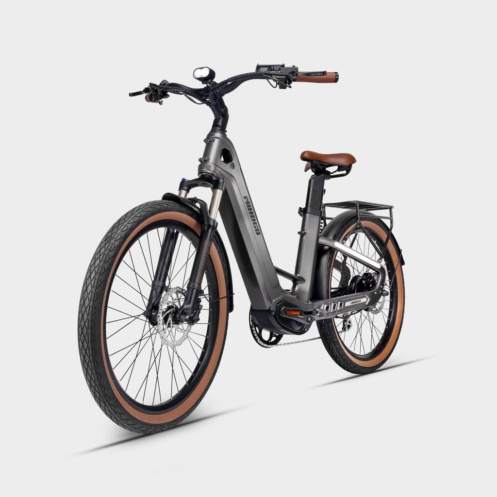 MIHOGO AIR 48V 19.2ah Carbon Fiber Long-Range Electric Bicycle,26-inch,750W Motor,Maximum Assist Range Up To 190km.
