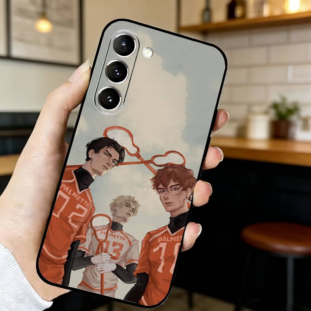 The F-Foxhole Court Phone Case For Samsung S24,21,22,23,30,Ultra,Plus,Fe,Lite, Black Soft Cover Samsung S23ULTRA5G