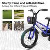 Kids Bike 14 Inch for Boys & Girls with Training Wheels, Freestyle Kids' Bicycle with Bell,Basket and Fender.