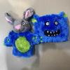 Kids Cartoon Plush Toy Set Rabbit Mouse Pig Frog Stuffed Animals Educational Soft Dolls Christmas Birthday Gifts