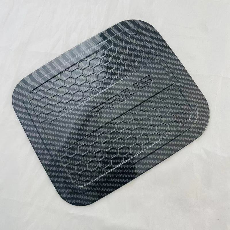 For Toyota Prius Prius20 xw20 2004 2005 2006 2007 2008 2009 Car ABS Black Carbon Accessories Plated Tank Cover Trim Paste Style