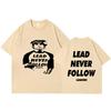Rapper Chief Keef Lead Never Follow Leaders T Shirt Unisex Women Hip Hop Vintage Tshirt  Cotton Casual Soft Oversized Tshirts