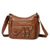 Damen neuer Trend Muttertasche lässige Hand Mode Tasche Schulter Umhängetasche kleine quadratische Tasche