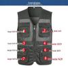 Men's Multi-Pocket Tactical Vest for Fishing and Photography - Mesh Design for Spring, Summer, and Autumn