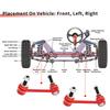 UXCELL 2pcs Front Sway Bar Links Stabilizer Link Kit for Toyota Tacoma 2WD 4WD 05-17