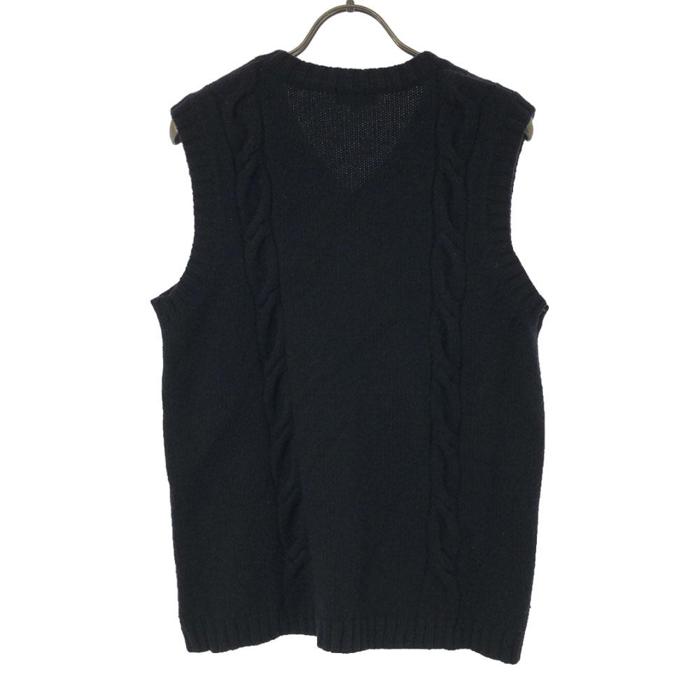 Paul Smith wool blend V neck Knit vest M black Women Used