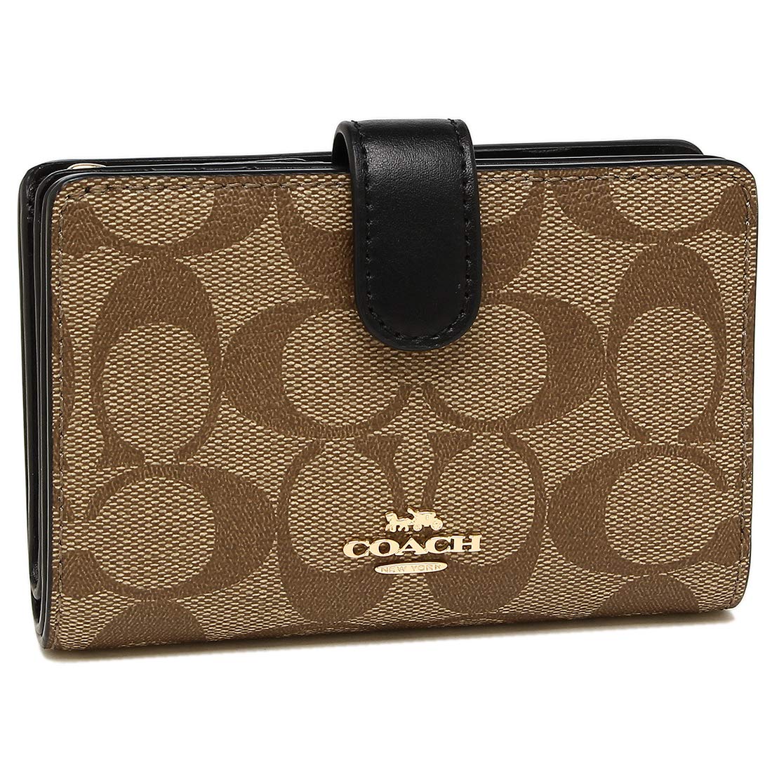 

Складной кошелек Outlet F23553 IMCBI WALLET Хаки Черный [Coach] Женский [Товар]