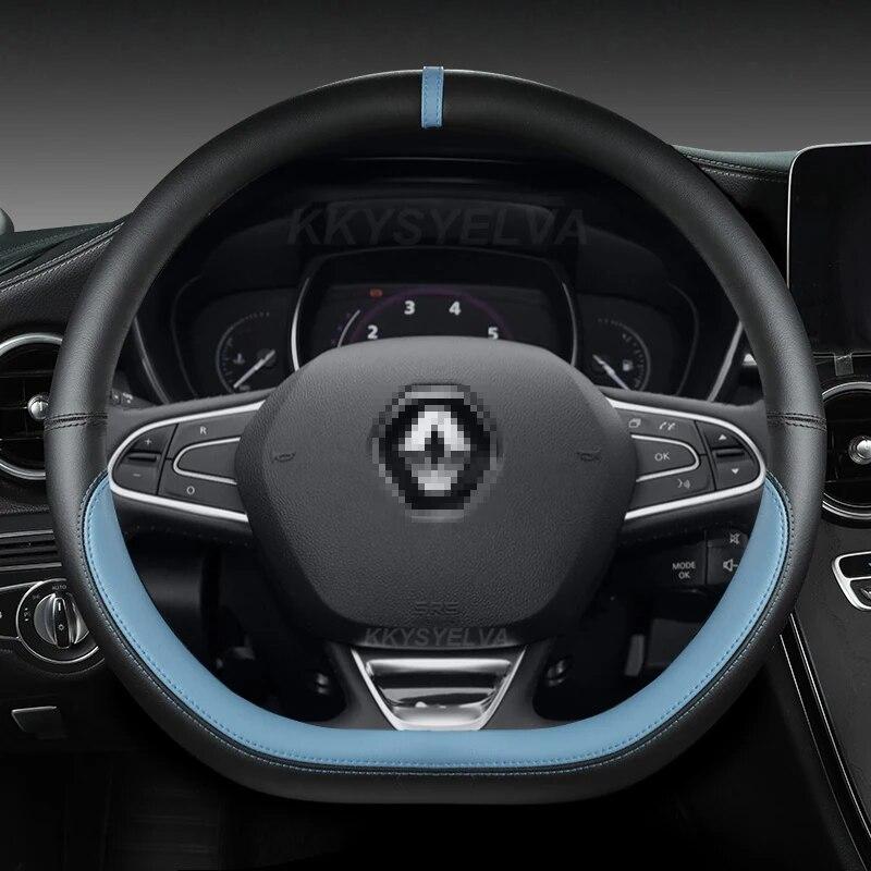 Car Steering Wheel Cover For Scenic Clio Laguna 2 3 4 5 Kangoo Fluence Megane Trafic Talisman Twingo Kaptur Accessories