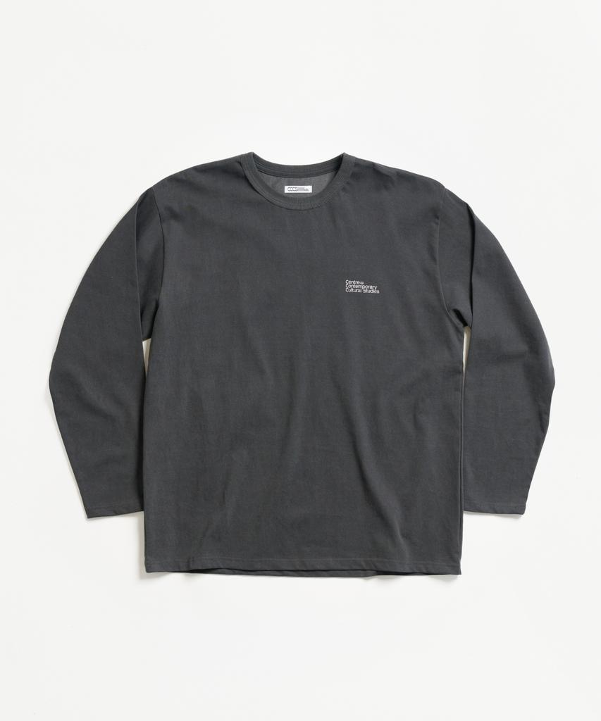 Ssississieseu Dark Gray Offset L/S T-Shirts