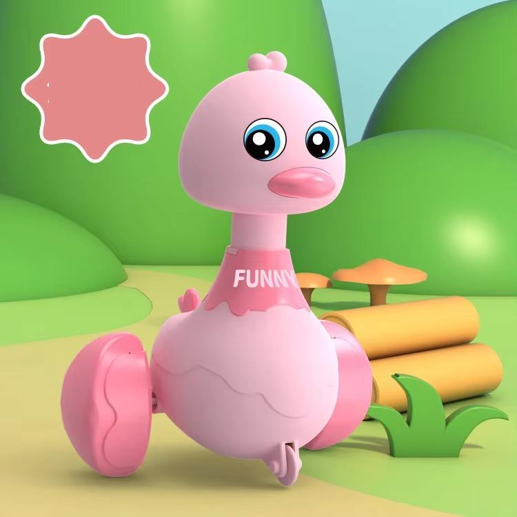 Toddler Learning To Climb Toys 1PCS Press Duckling Toys Pull Back Car Inertial Gliding Baby Learning To Crawl Baby Cute Toys