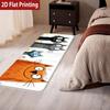Cute Cartoon Multicolor Cats Print Bath Mat, Non-Slip Washable Durable Runner Rug for Bathroom  Kids' Whimsical Home Decor