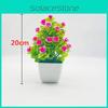 Twenty Five Simulate Roses Flowers Potted Green Plants Decoration Indoor