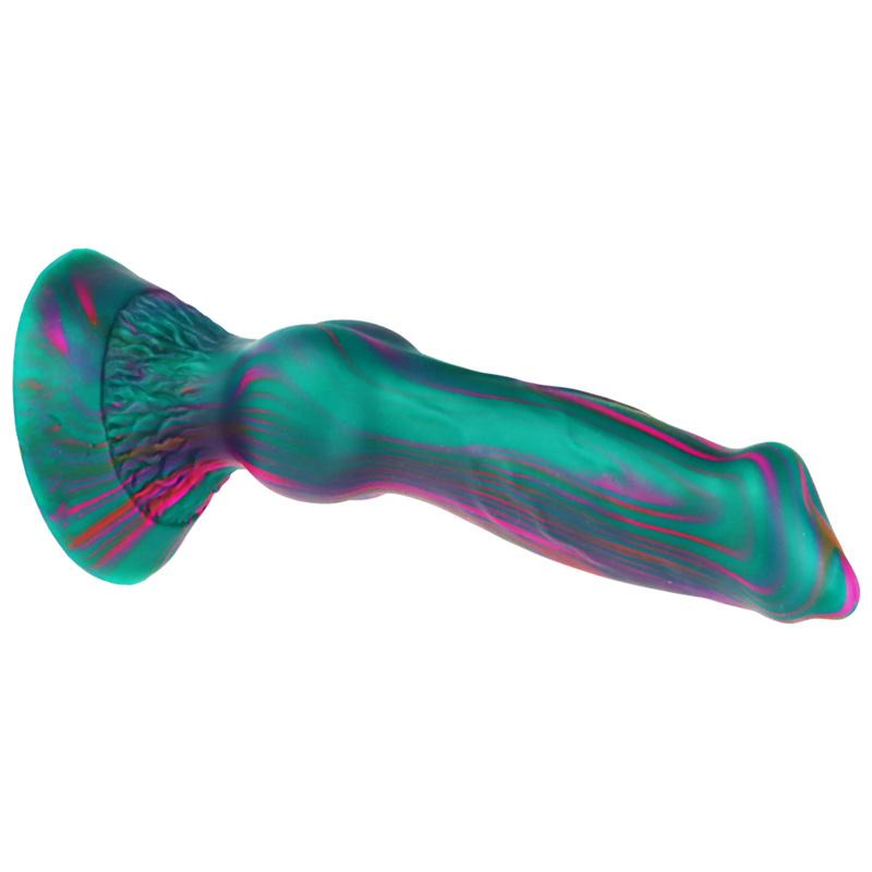 Dog Cock Animal Lifelike Mixed Color Simulation Penis Small Liquid Silicone Sensuality Fake Penis Adult Products