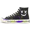 Chuck 70 Abrasion Resistant High Top Canvas Shoes Unisex Black 162050C(Team486-)