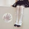 Girls Bow Pantyhose For Baby Sweet Style Princess Socks Thin Mesh Bottom Pantyhose For Girls Breathable Cute Summer