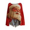 XDC-YZL84-One-word Neck Pullover Sweater 3D Printing