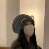 Solid Color Knitted Pullover Hat All-match Brimless Beanie Cap Plush Woolen Hat  Winter Autumn