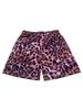 American Leopard Print Mesh Quick-Dry Plus Size Outdoor Sports Shorts