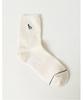 Hejiseuyeoseongaegseseoli Logo Embroidered Cotton Blend Mid-Length Socks 3-Piece Set_Hiss6E901Iv