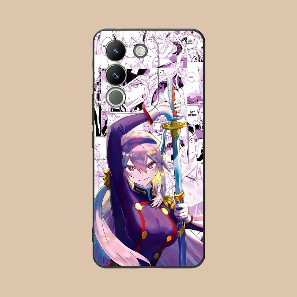 Mato Seihei No Slave Uzen Kyouka Phone Case for VIVO V60 V50 V40 V30 V29 V27 V25 V23 Pro Lite 5G Colorful Printing Cover Luxury
