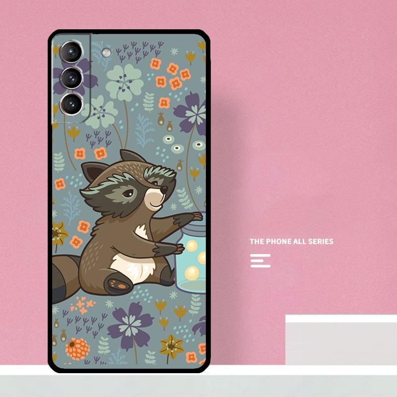 Funny little raccoon Phone Case For Samsung Galaxy S26 S23 Ultra S20 S21 S22 S24 S25 Plus S10 S25 FE Cover Coque