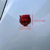 Car Emblem Modification Metal Panther Head Side Emblem Waterproof and Sunproof Creative and  Tail Emblem Car Body Decoration Sticker with